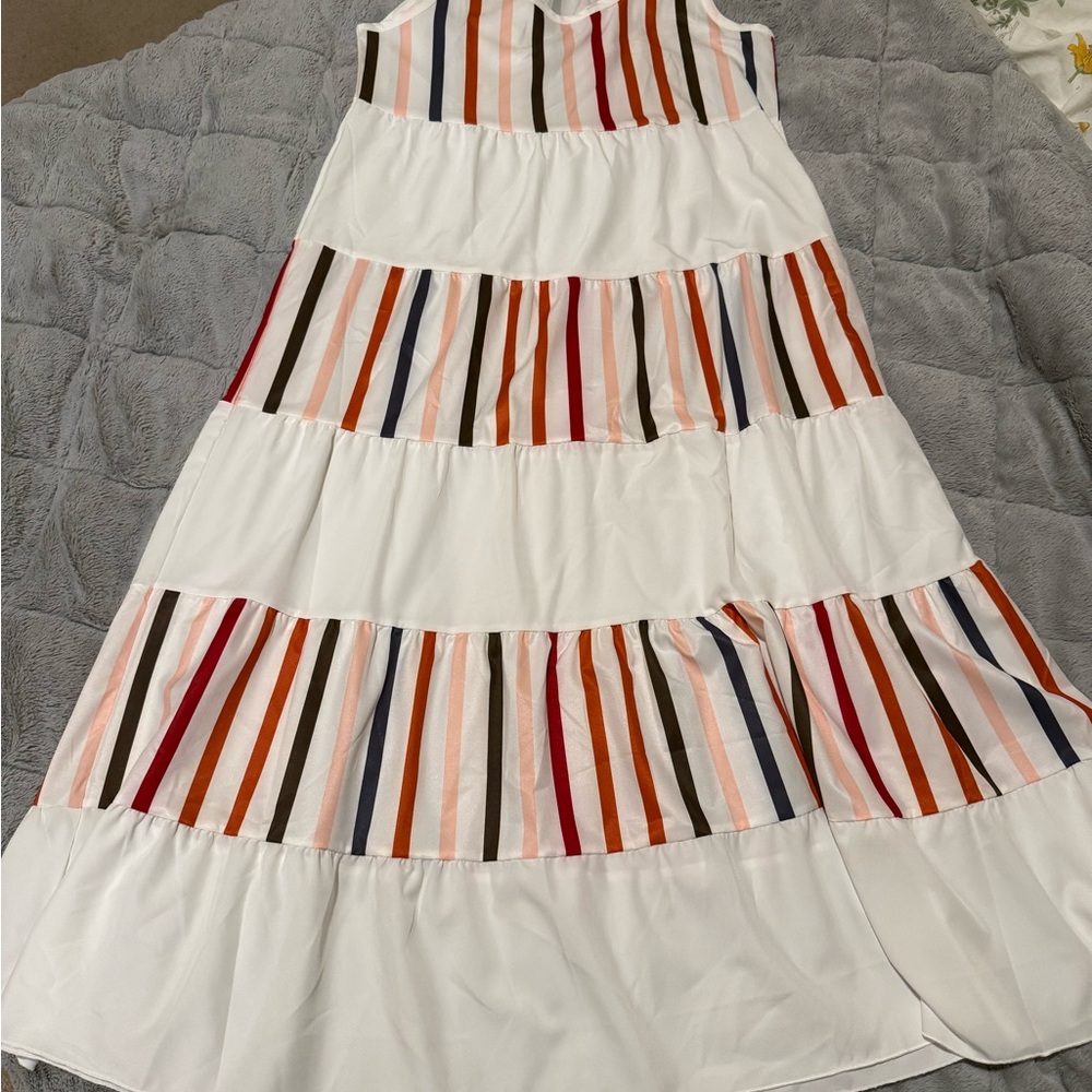 Chic Pastel Striped Dress